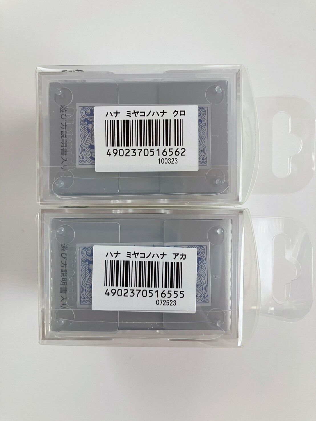 Nintendo Hanafuda Miyakonohana 都の花 Japanese Playing Cards Set of Red and Black