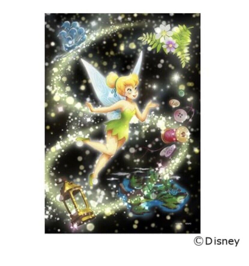 Disney Tinker Bell Stained Art Jigsaw Puzzle 266 Pieces,New Sealed,made in Japan
