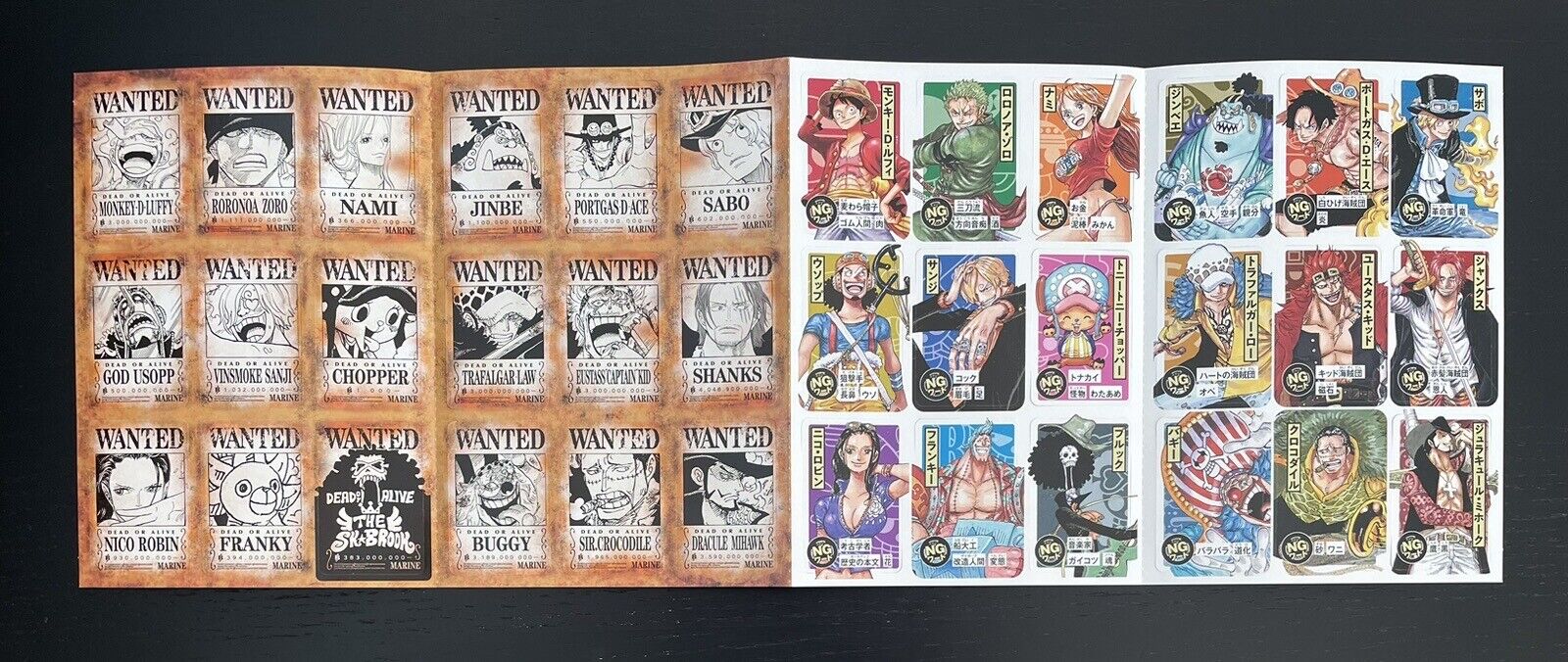 ONE PIECE Mini Cards 36 cards set 