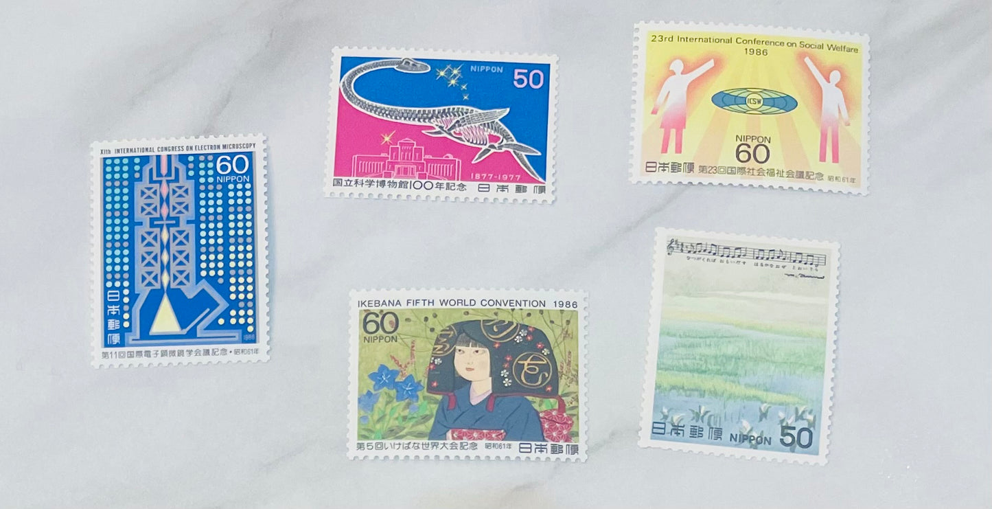 Japanese postage stamps for Mr.Robert 10.19