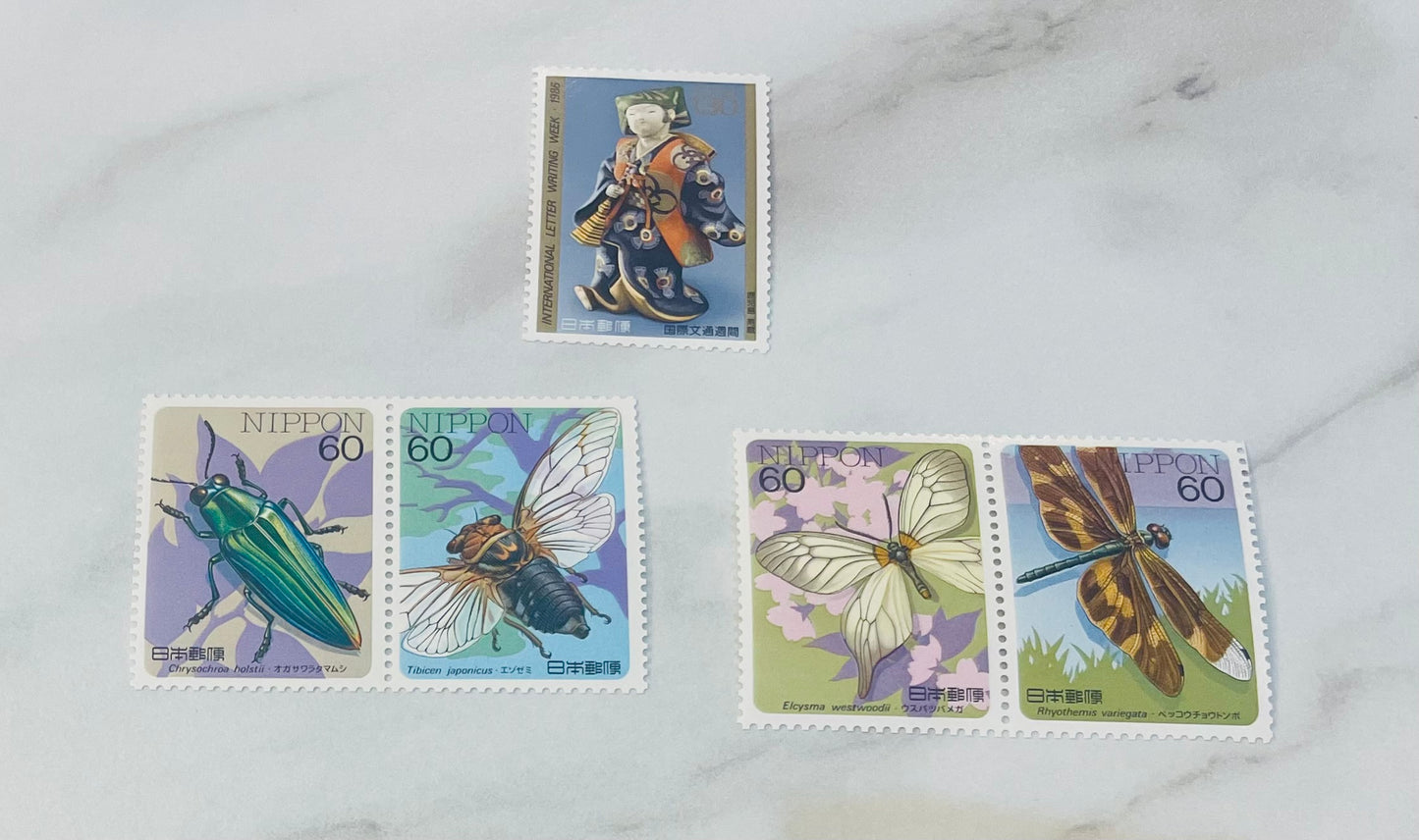 Japanese postage stamps for Mr.Robert 10.19