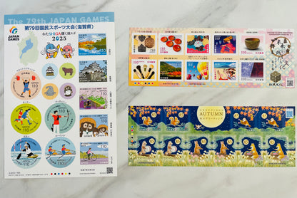 Japanese postage stamps for Mr.Robert