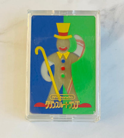 Vintage Nintendo Clear Plastic Playing Cards,1990,Very Rare☆Unused