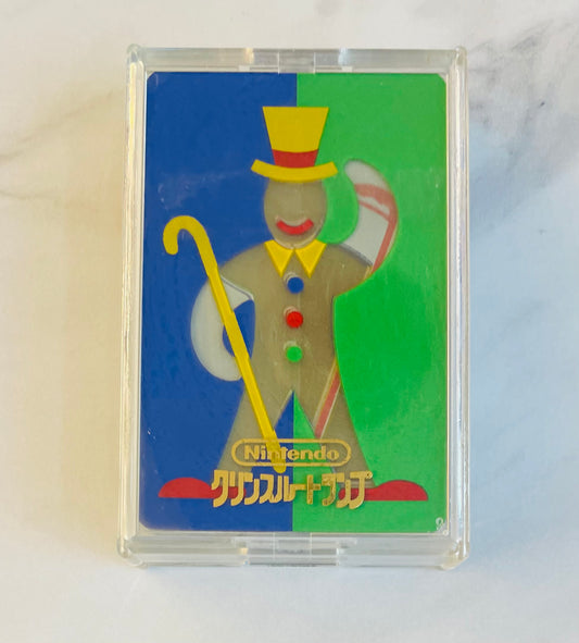 Vintage Nintendo Clear Plastic Playing Cards,1990,Very Rare☆Unused
