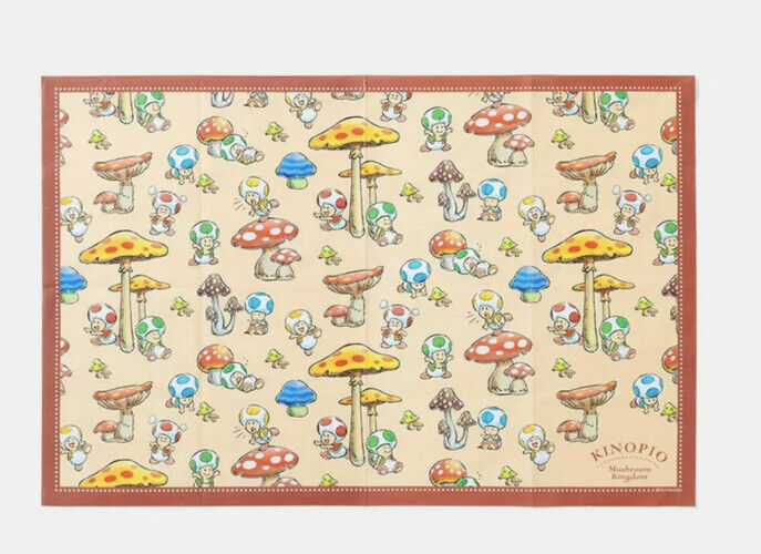 Super Mario Bros.Kinopio Picnic Sheet,New,Sealed,from Japan,90cm×60cm