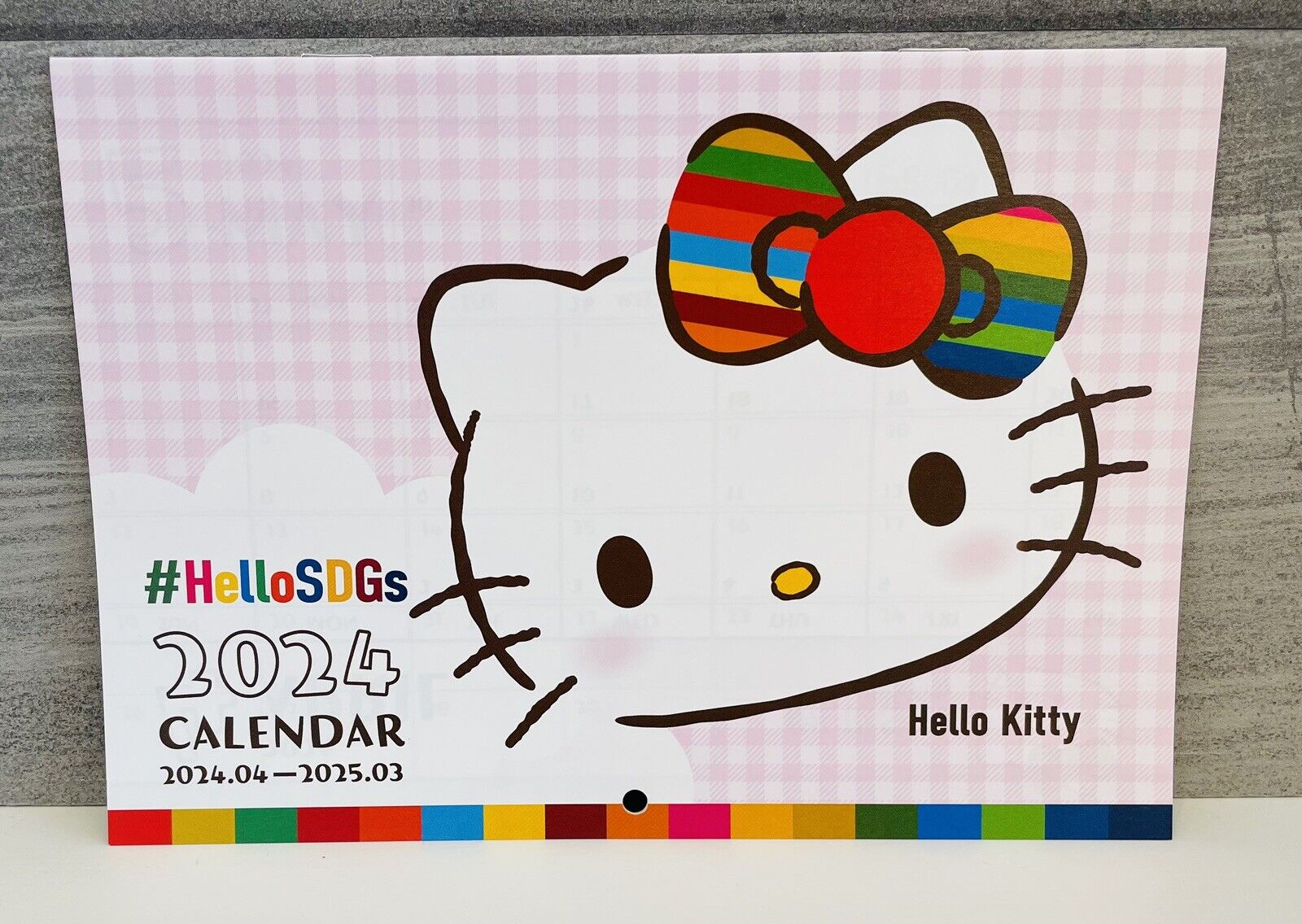 Hello Kitty wall calendar April 2024 to March 2025 Japanese Edition