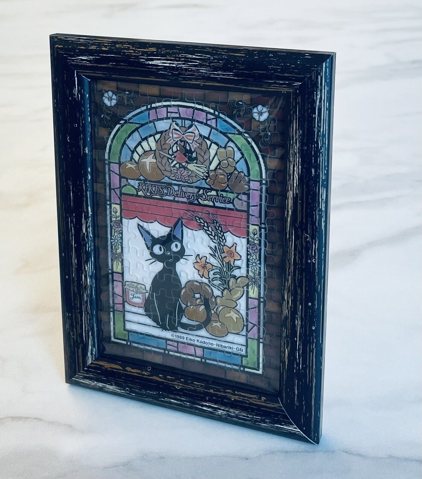 Wooden Frame 10×14.8 cm Green Color good for Puzzles , Picture , and Postcard