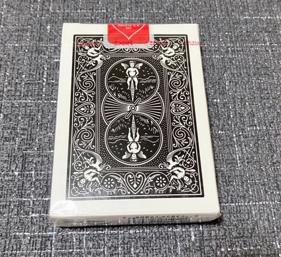 BICYLE RIDER BACK Playing Cards Black New Sealed