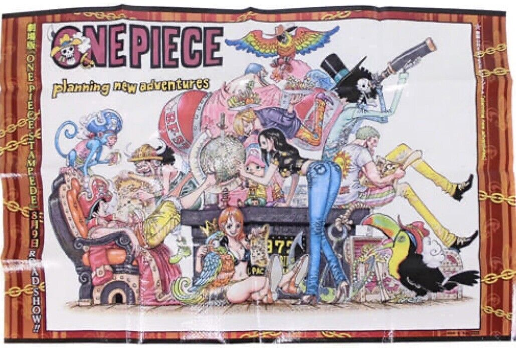 ONE PIECE Picnic Sheet,50cm×90cm.New,Sealed,from Japan