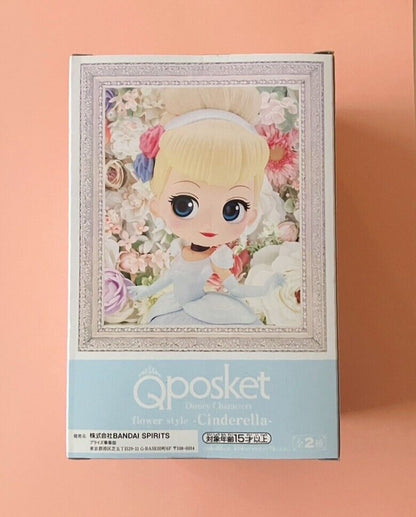 Q posket Disney Princess Cinderella Figure Flower Style ♡