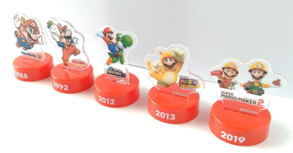 Super  Mario Bros. bottle cap marker limited edition set of 5