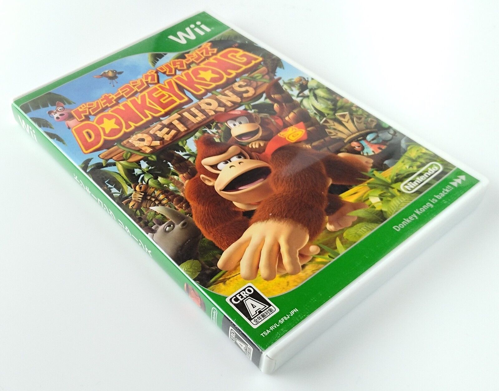 Donkey Kong Returns Nintendo Wii game software Japanese Version