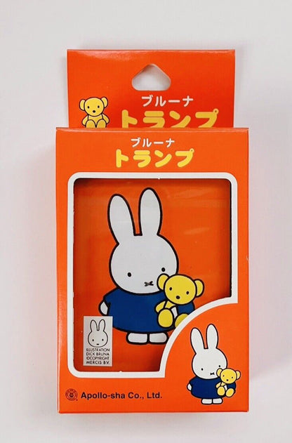 miffy Playing Cards Dick Bruna Orange Color 1986 New Rare