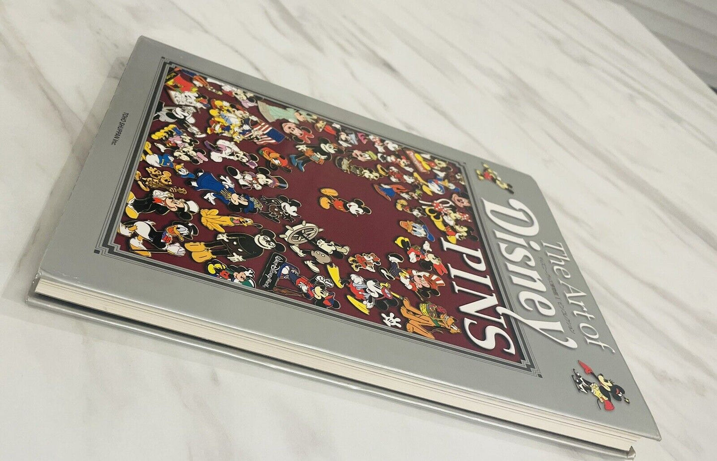 Disney Pins Collection Book.The Art of Disney Pins Issued in 2003.206 pages.Rare