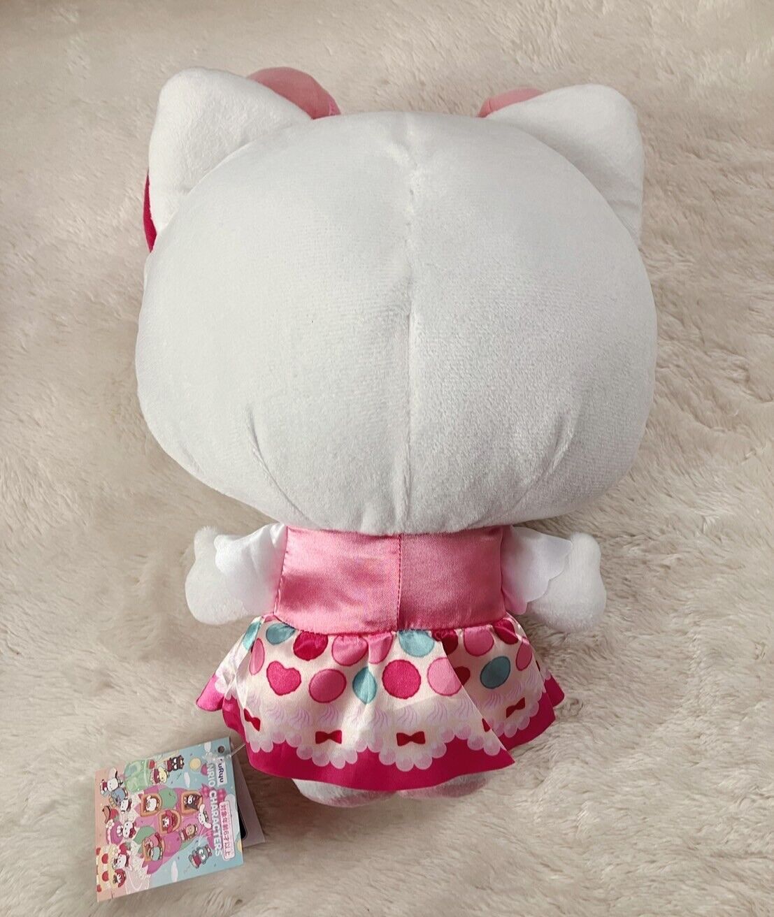 Sanrio Hello Kitty and My Melody Big Plush Set Happy Macaron Birthday