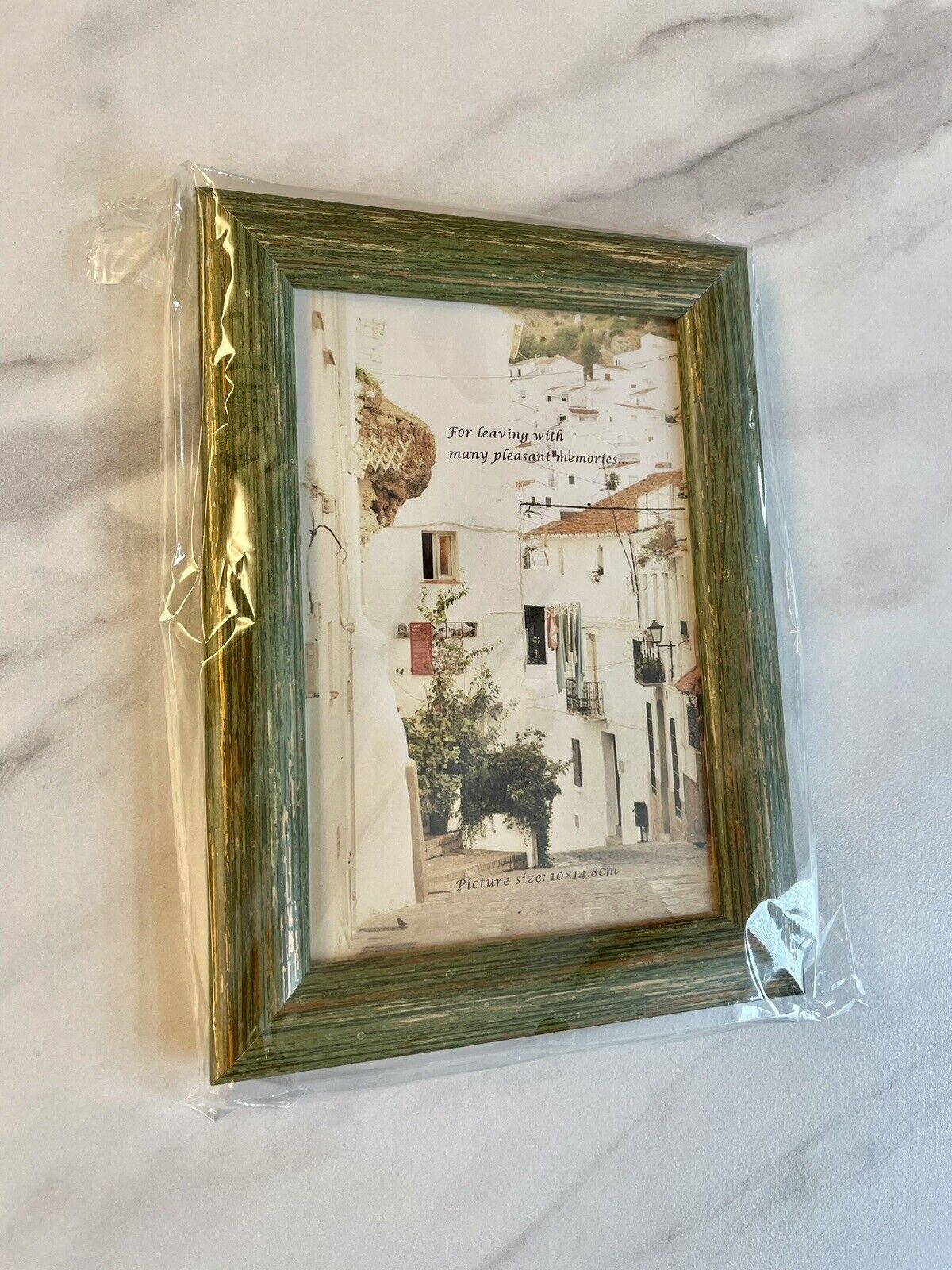 Wooden Frame 10×14.8 cm Green Color good for Puzzles , Picture , and Postcard