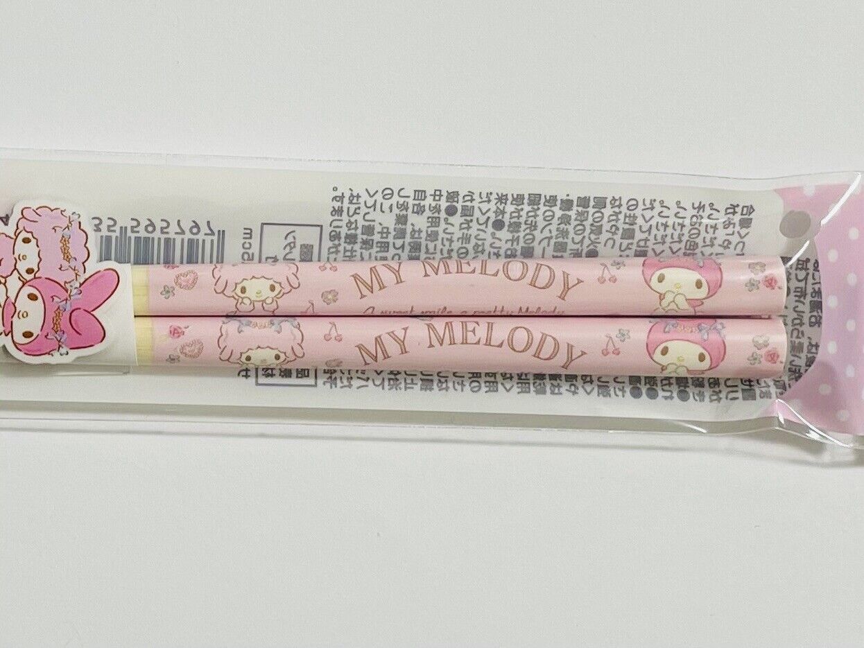 My Melody Hello Kitty Cinnamoroll Bamboo Chopsticks. 16.5cm. for kids.from Japan