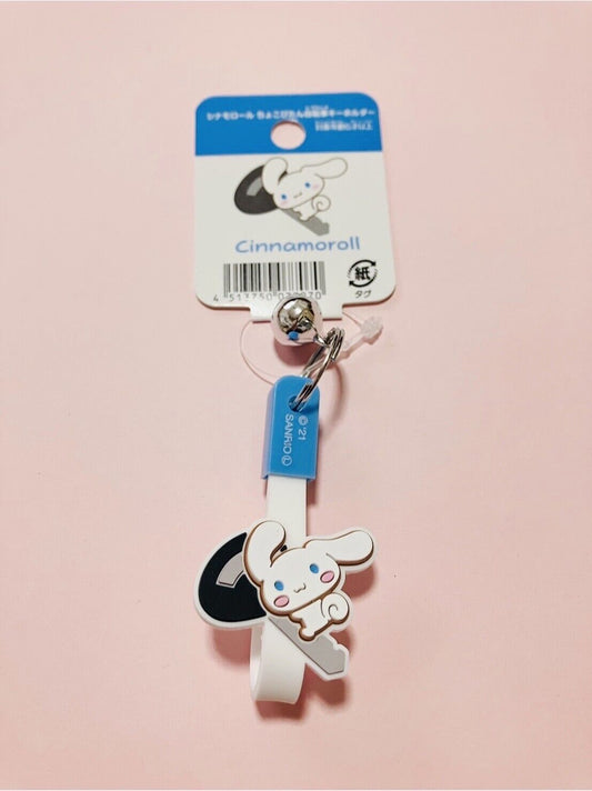 Sanrio Cinnamoroll Charm Strap Key Ring with Small Bell New Japan Limited