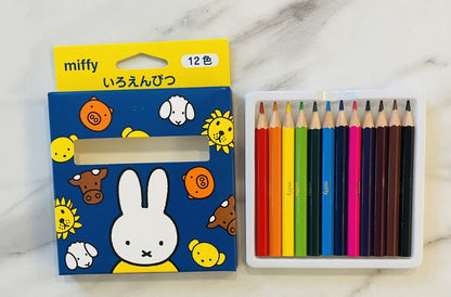 miffy Coloring Book Colored Pencils Chiyogami Folding Papers Set♡ Dick Bruna