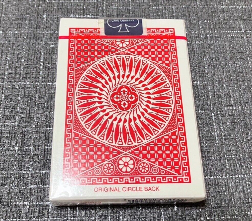 TALLY HO #9 Playing Cards Deck Original Circle Back Red