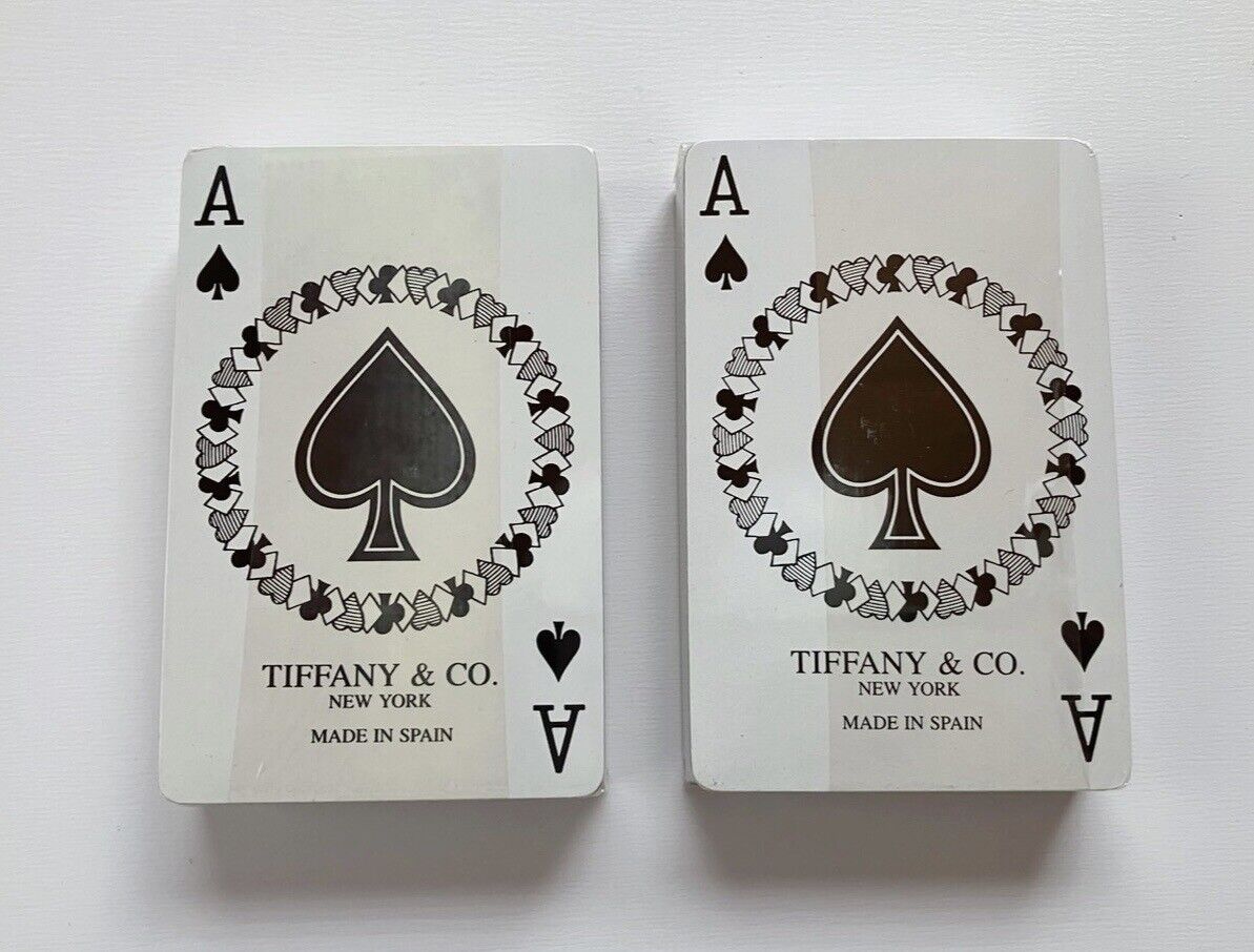 Tiffany & Co.Playing Cards 2 decks New Sealed