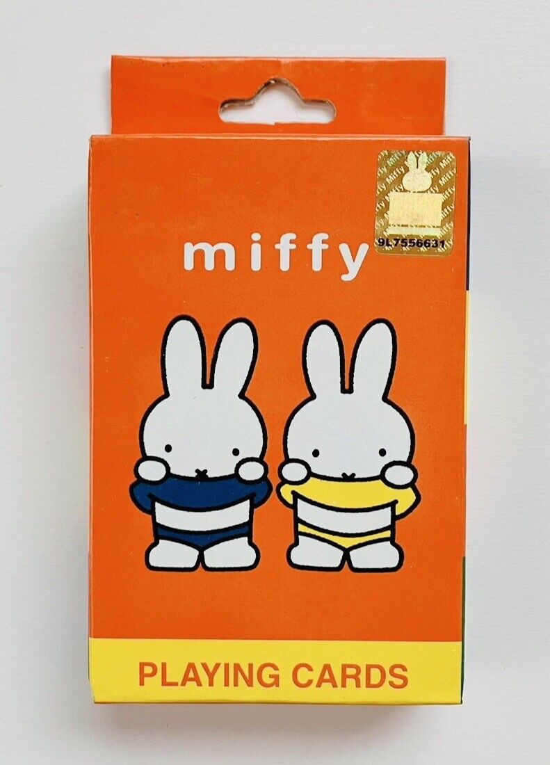 miffy Playing Cards Dick Bruna Orange Color New 2003 Rare