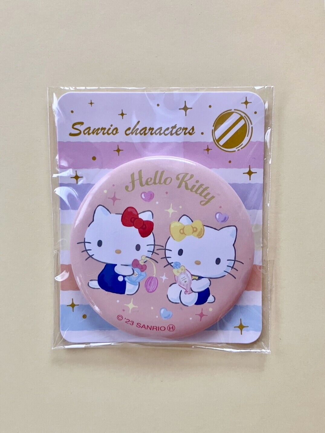 Hello Kitty Can Mirror and Blotting Paper ♡ Oil Control , Absorbing Sheets Japan