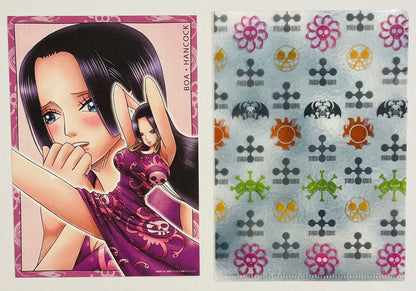 ONE PIECE Folder and a big card of Boa Hancock/2011/Rare/from Japan