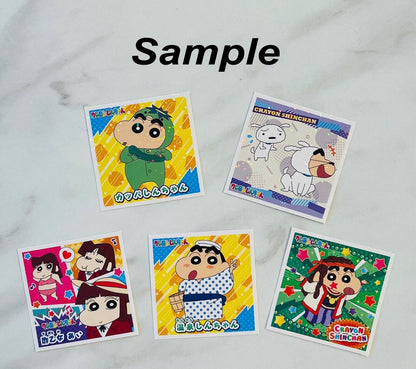 CRAYON SHIN CHAN Iron on Patch 2 pieces and 5 stickers New Sealed from Japan