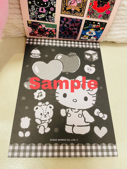 Hello Kitty Coloring Book Black Version New!So cute♡Japanese Edition