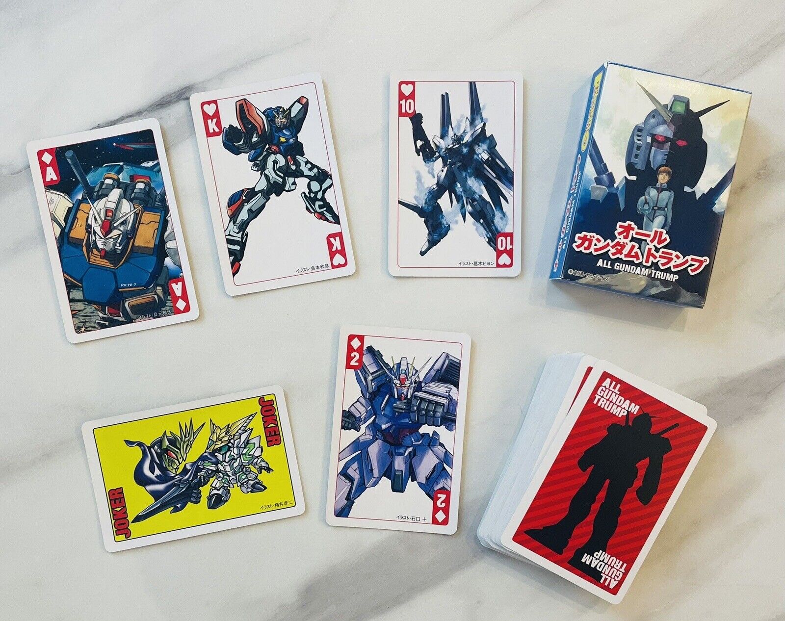 Gundam Playing Cards All Gundam Trump 2013 new sealed