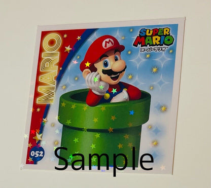 Super Mario Bros. stickers 5 Packs 25 Stickers New Sealed Packs Japan limited