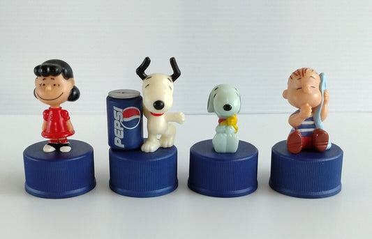 Pepsi bottle cap Figure collection Snoopy set of 4 ⑥