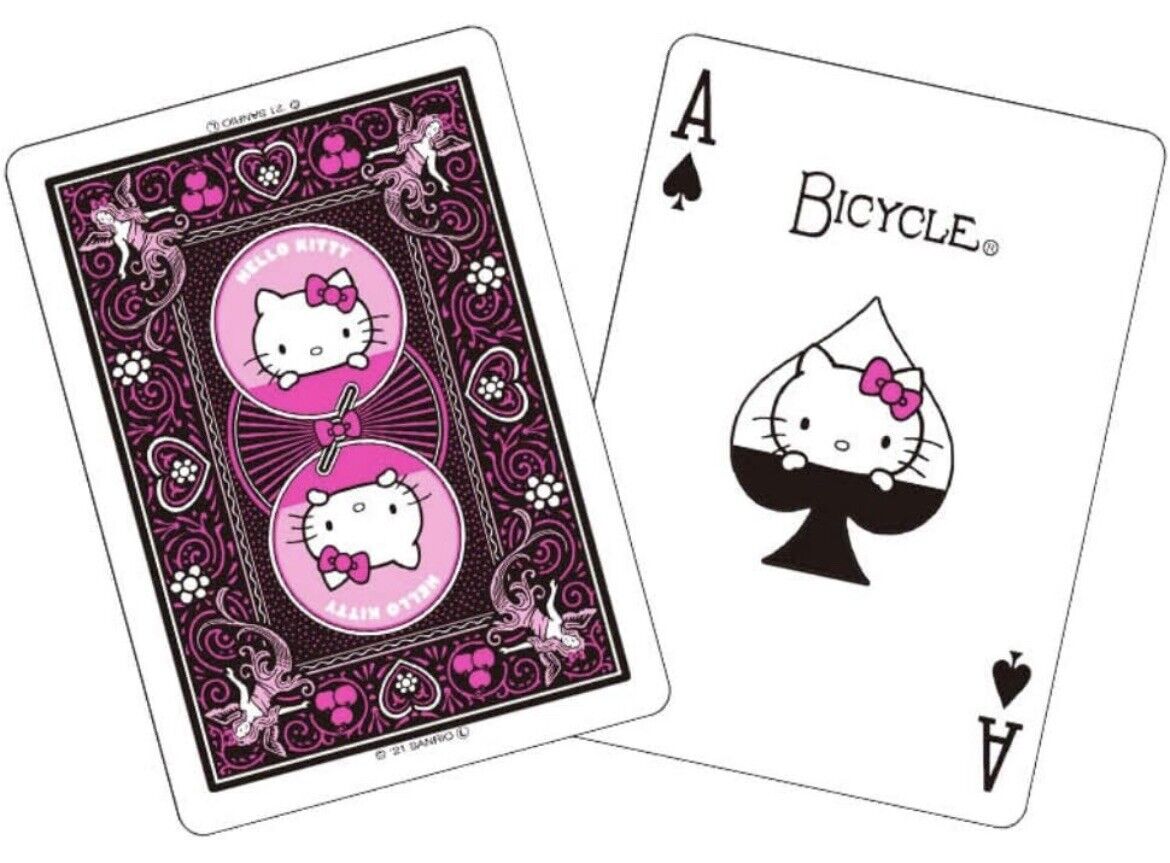 Bicycle Playing Cards Hello Kitty,From Japan.2021