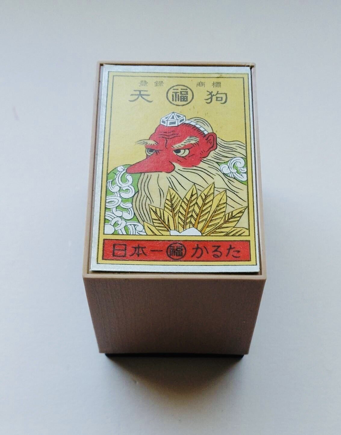 Vintage Nintendo Hanafuda Tengu Black Japanese Playing Cards Made before 1989