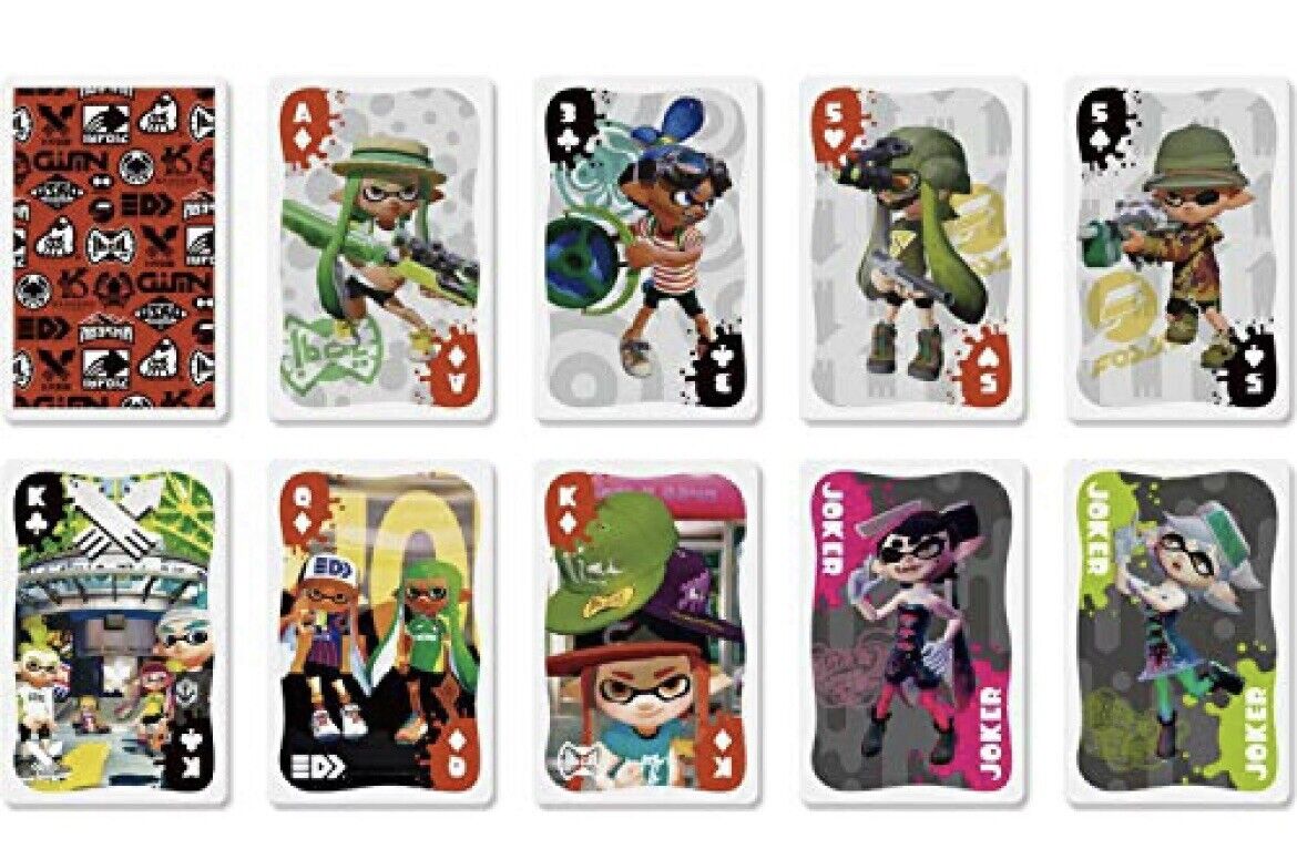 Splatoon Playing Cards 02/Nintendo/Plastic/New,Unused/Direct from Japan