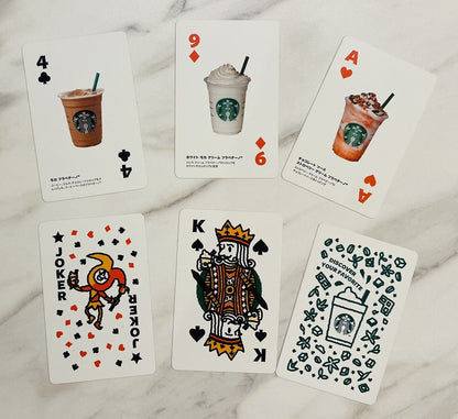 STARBUCKS Playing Cards , Cards are Unused. Rare , from Japan