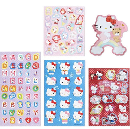 Hello Kitty Stickers 201 pieces,8 sheets.new.made In Japan