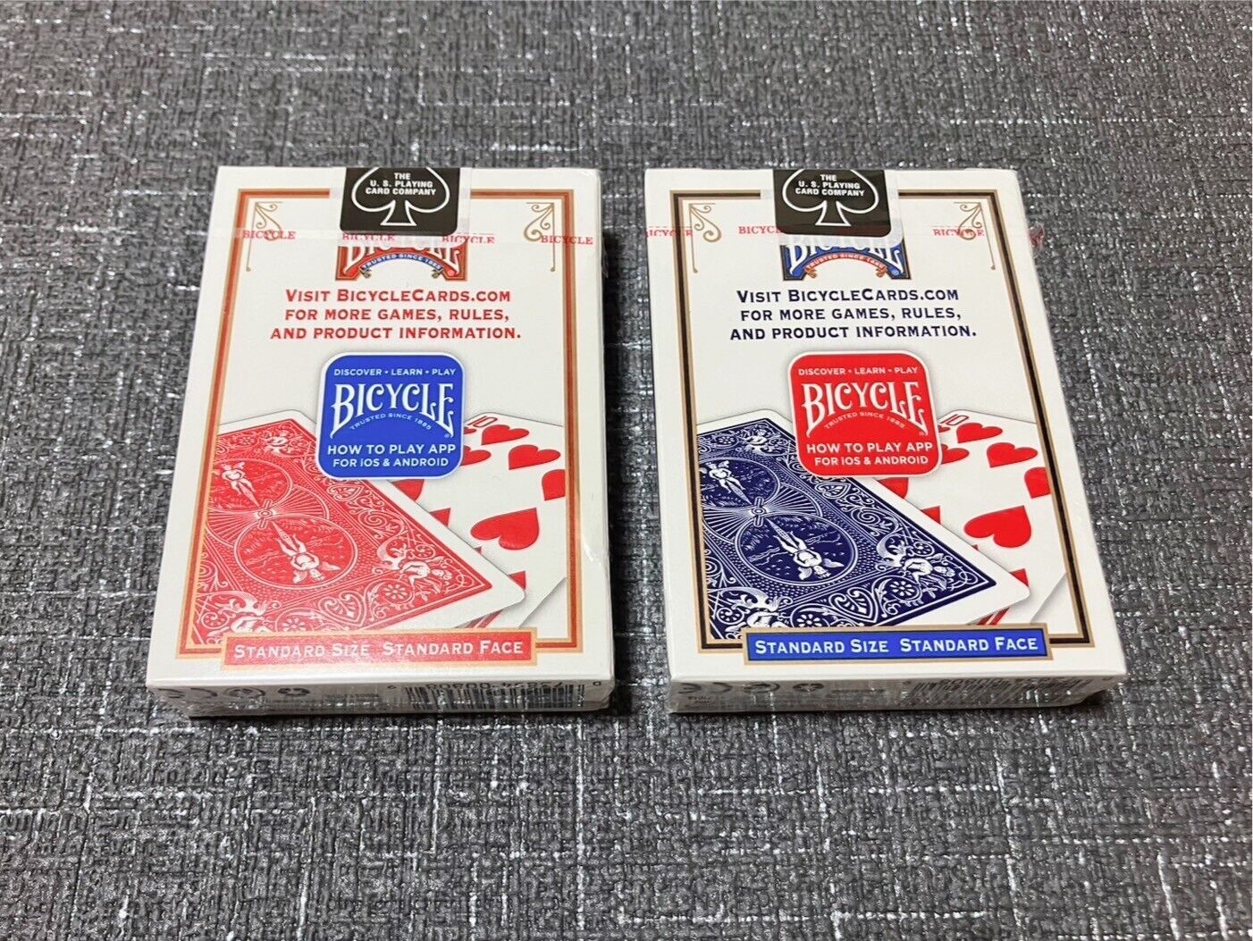 Bicycle Standard Playing Cards Set of 2 decks  New Sealed from Japan