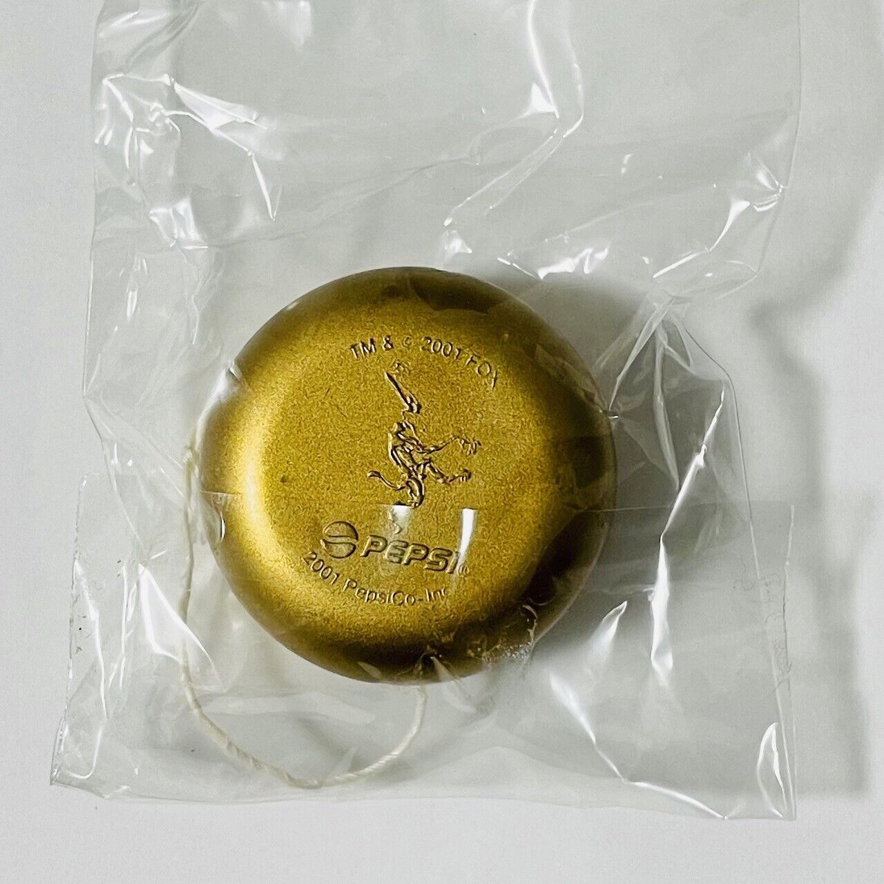 Pepsi and Planet of the Apes Gold Spinner YO-YO and Clip.Rare,New,Made in 2001