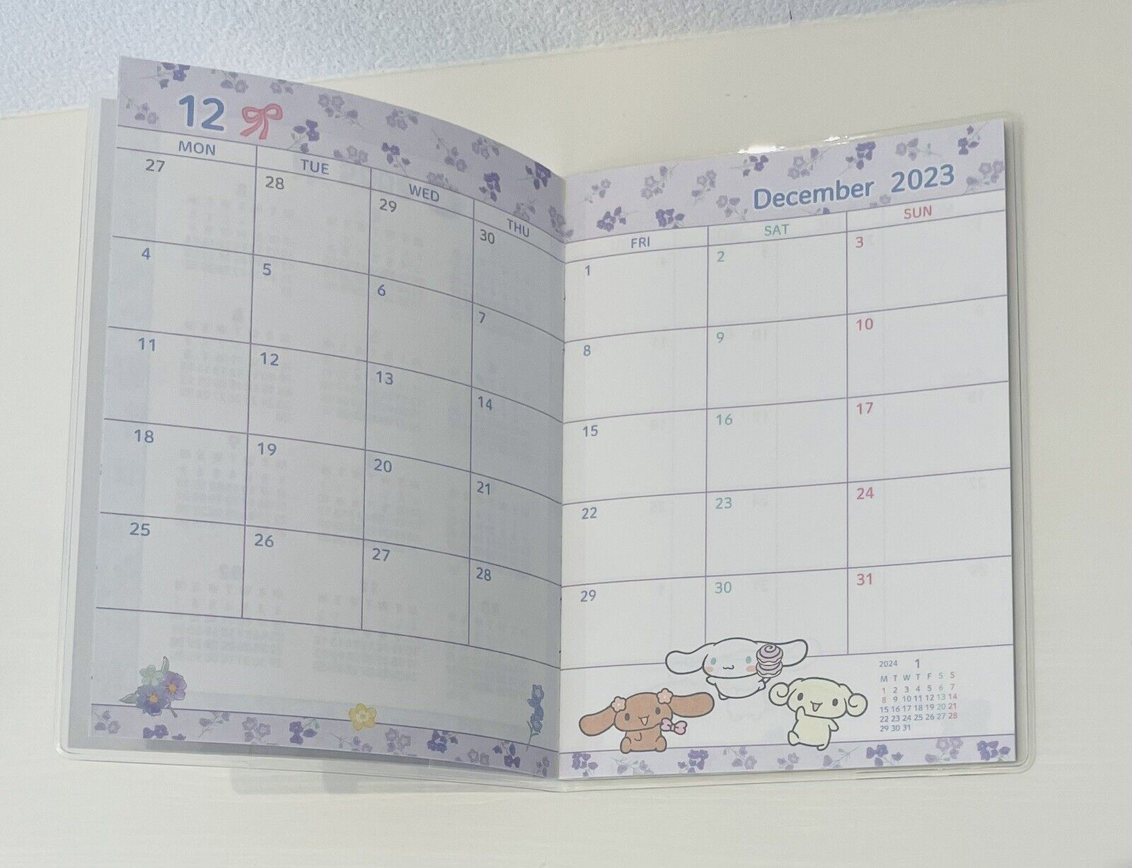 Sanrio Cinnamoroll Schedule Planner,Datebook,2024,Japanese Edition.new!