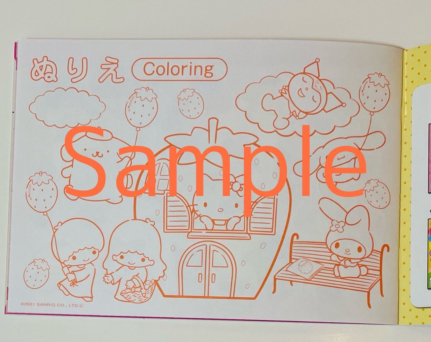 Sanrio Sticker Book/2021/Japanese Edition/Popular characters