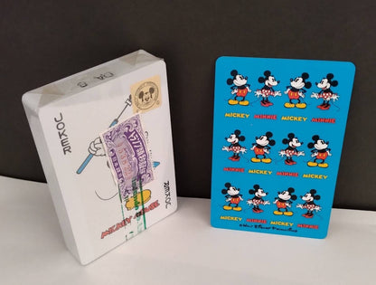 Vintage Nintendo Disney plastic playing cards,made before 1989.Very Rare,New