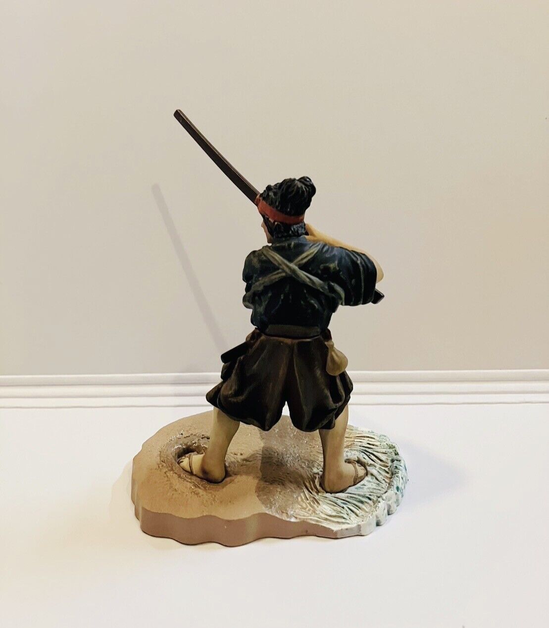 Miyamoto Musashi figure Sengoku Period Warrior Bushi Samurai good condition