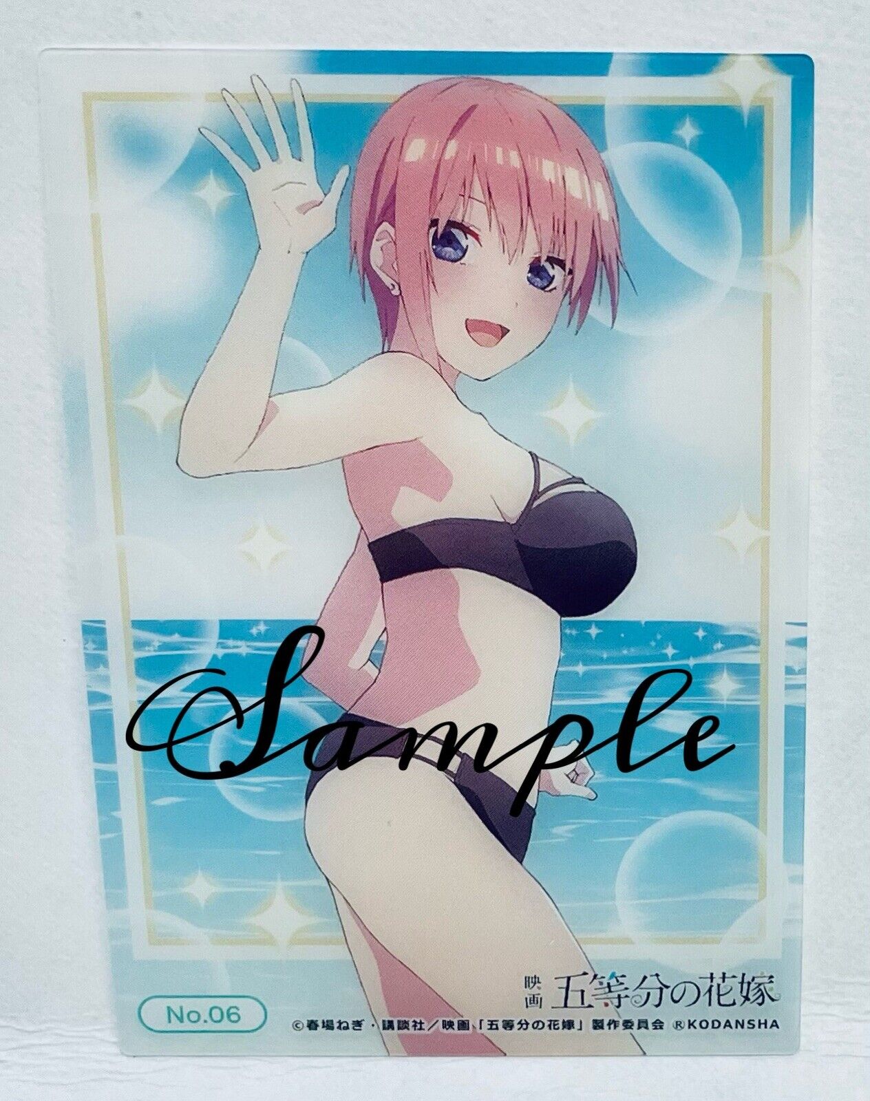 Gotobun no Hanayome The Quintessential Quintuplets.BUSHIROAD Clear Trading Card