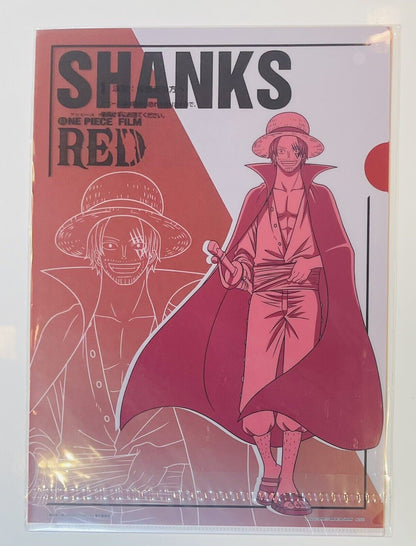 ONE PIECE Film Red Folders Luffy and Shanks,childhood.2 pieces.A4 Size