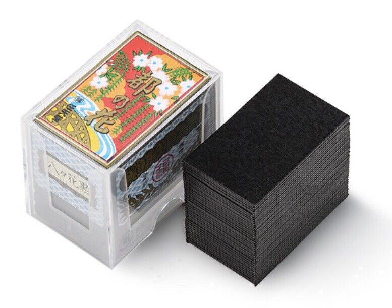 Nintendo Hanafuda Miyakonohana 都の花/Japanese Playing Cards/Black/New