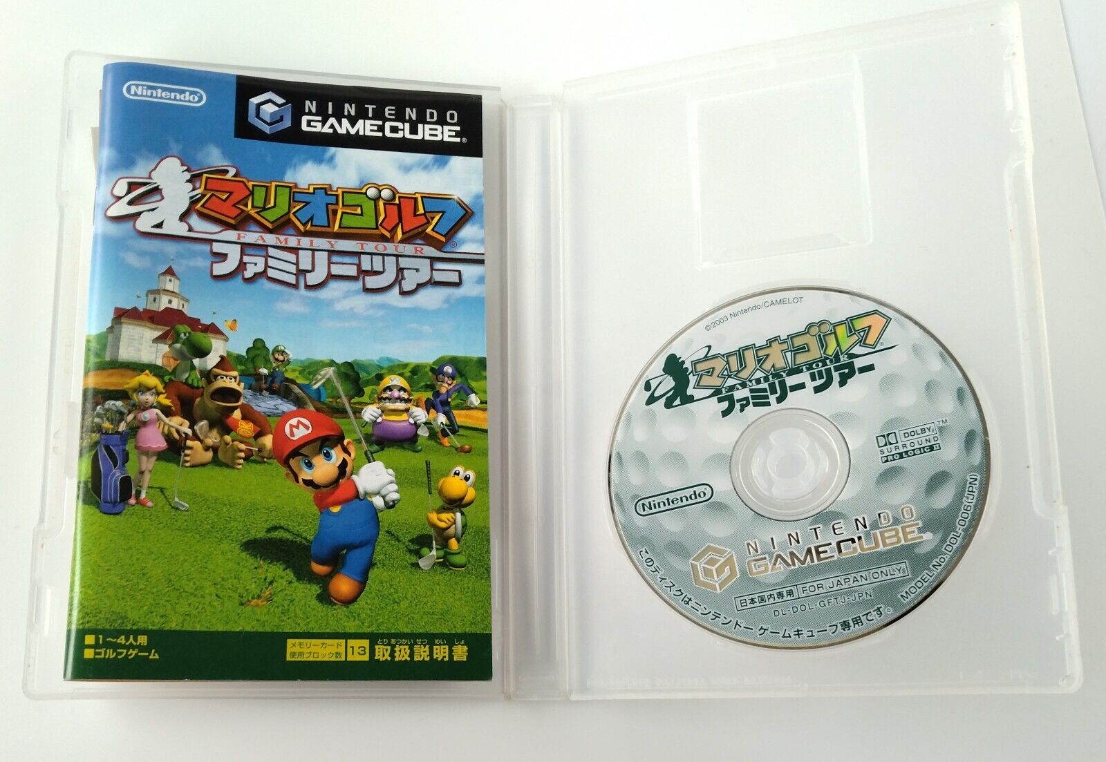 Mario Golf Family Tour Nintendo Gamecube Software Japanese version