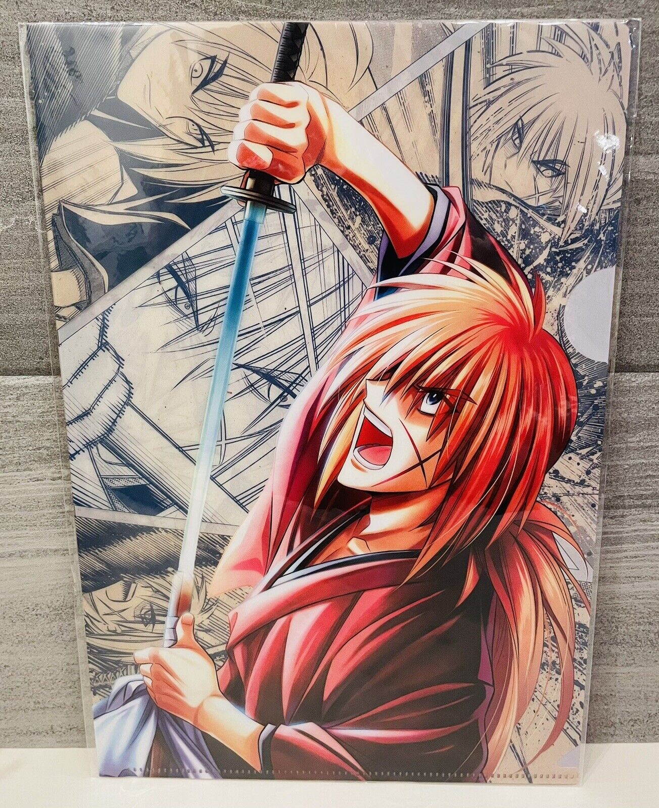 Ruroni Kenshin folder,B5 size,New Sealed,Double-sided Printed