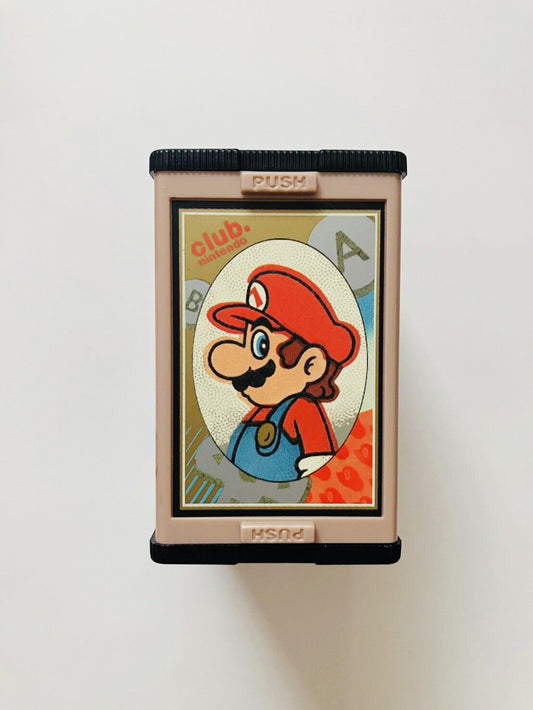 Club Nintendo Mario Hanafuda Black Japanese Playing Cards , Cards are Unused